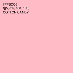 #FFBCC6 - Cotton Candy Color Image
